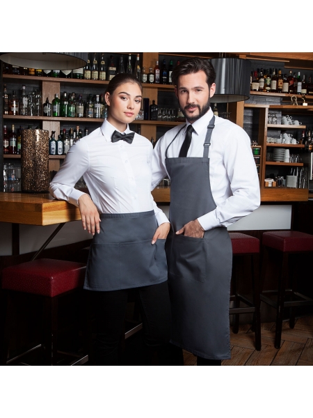 Grembiule bar e ristoranti personalizzato Karlowsky Bistro Apron Basic With Buckle And Pocket