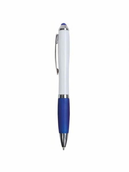 Penne personalizzate twist in plastica con gommino touch