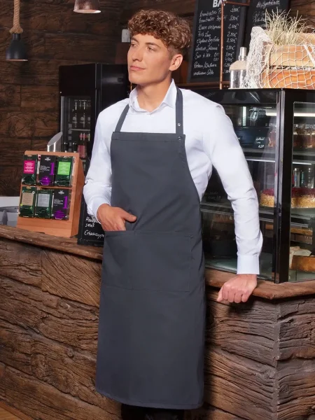 Grembiule per ristorante e bar personalizzato Karlowsky Bib Apron Teneriffa 75 x 95 cm