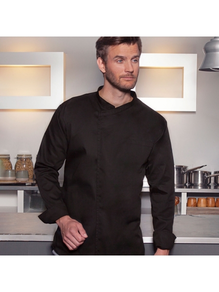 Giacca da chef personalizzata Karlowsky Pull-over Chef's Shirt Long-Sleeve Basic
