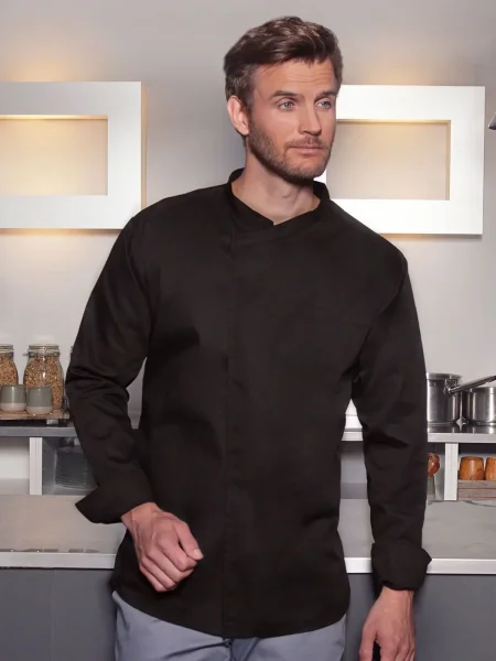Giacca da chef personalizzata Karlowsky Pull-over Chef's Shirt Long-Sleeve Basic