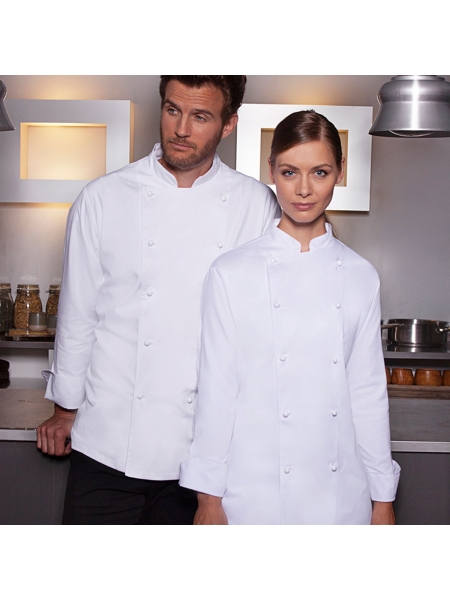 Giacca da chef unisex personalizzata Karlowsky Chef Jacket Basic