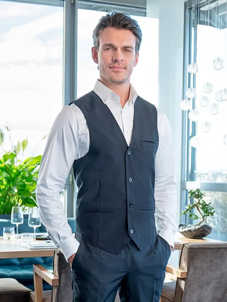Gilet da sala da uomo personalizzato Karlowsky Men's Waistcoat Basic