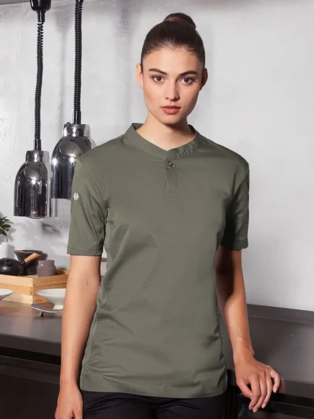 Maglietta da lavoro personalizzata Karlowsky Ladies Short-Sleeve Work Shirt Performance