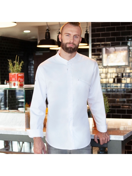 Giacca da chef per uomo personalizzata Karlowsky Chef Jacket Modern Touch