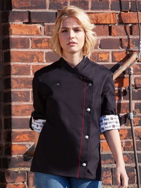 Giacca da chef da donna personalizzata Karlowsky Ladies' Chef Jacket ROCK CHEF®