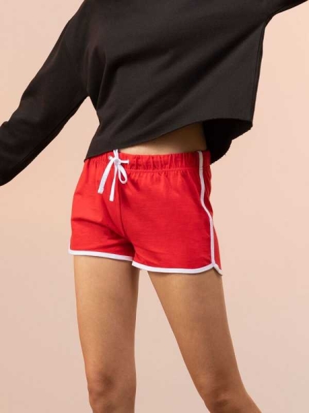 Pantaloncini donna personalizzati Skinnifit Retro Shorts