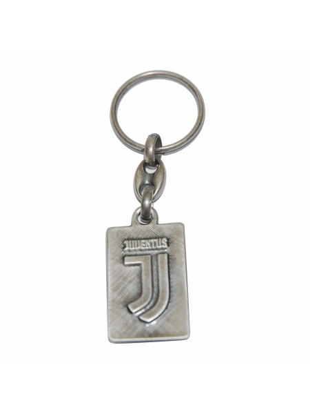 Portachiavi con effetto antichizzato logo ufficiale Juventus