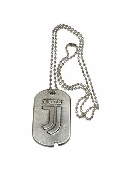 Piastrina militare in metallo antichizzato Juventus