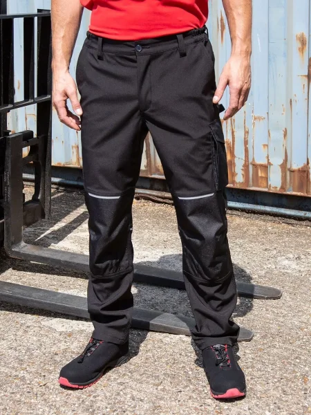 Pantaloni da lavoro softshell con logo aziendale Result