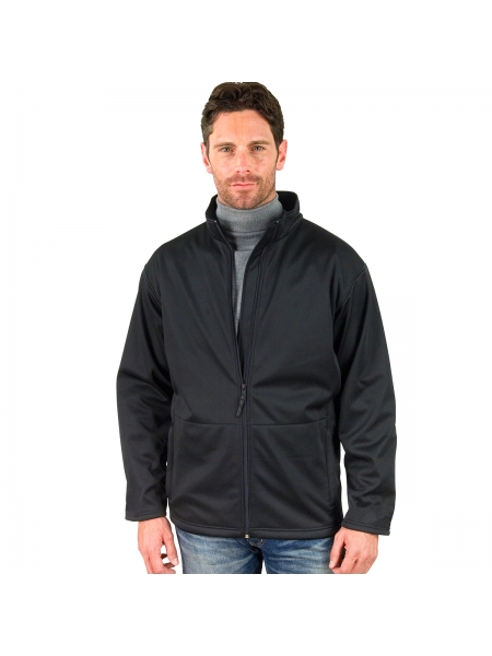 Giacca uomo in softshell con zip interna Result