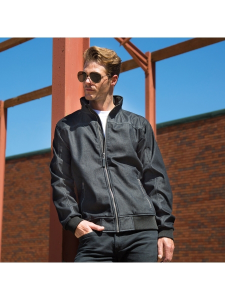 Giubbino softshell Stonewash Denim Result