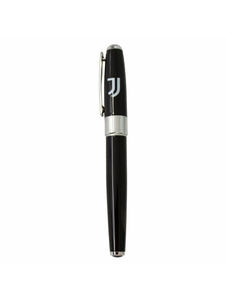 Penna roller in ottone con logo ufficiale Juventus
