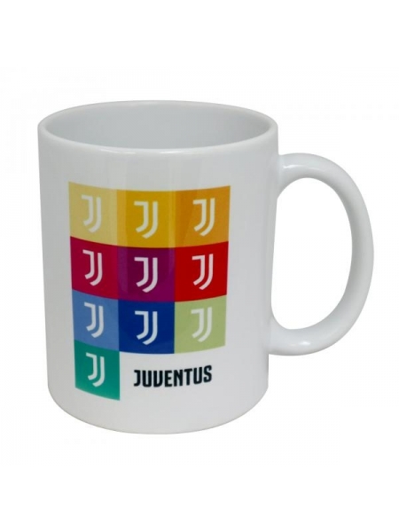 Mug in ceramica con stampa a piu' colori loghi Juventus