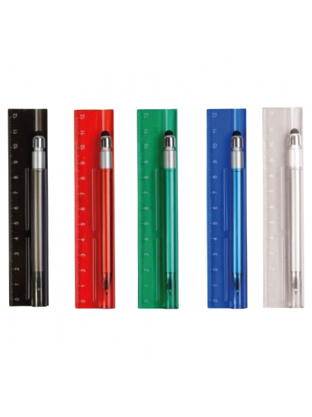 Penne personalizzate a scatto touch screen con righello
