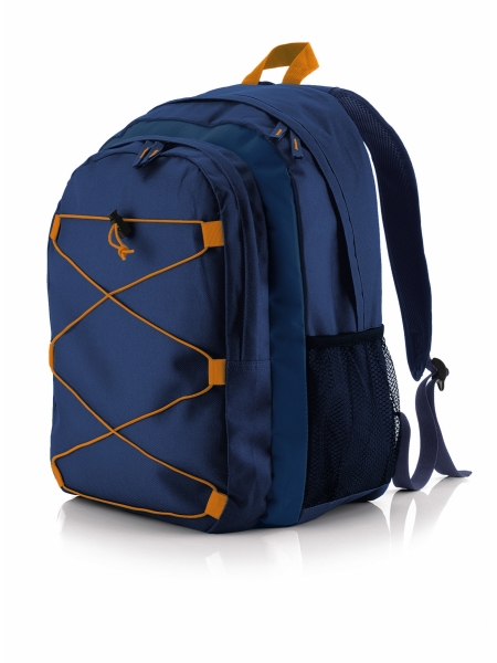 Zaino Arizona in tessuto 600D cm. 33x45x22 con tasca frontale accessoriata