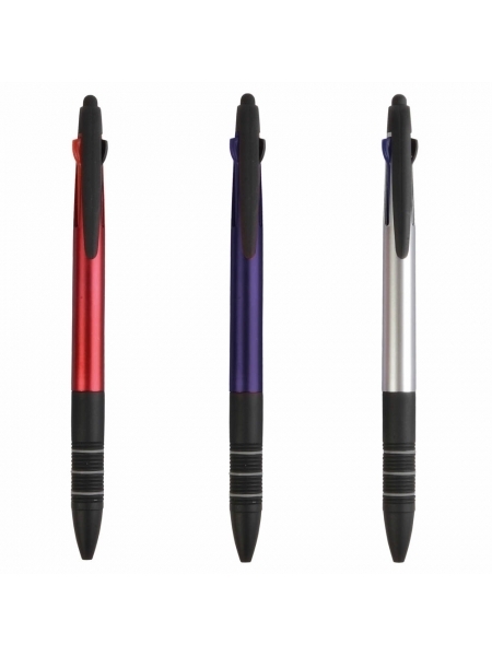 Penne personalizzate touch con 3 refill colorati