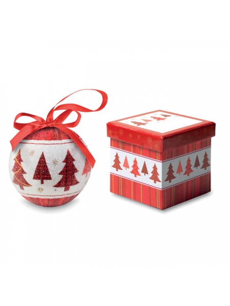 Palla Natale personalizzata in scatola regalo con disegni