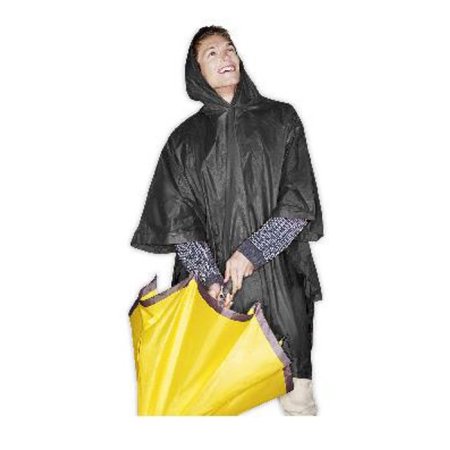 Poncho impermeabile pieghevole con cappuccio