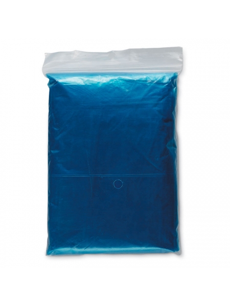Poncho con cappuccio pieghevole in polybag