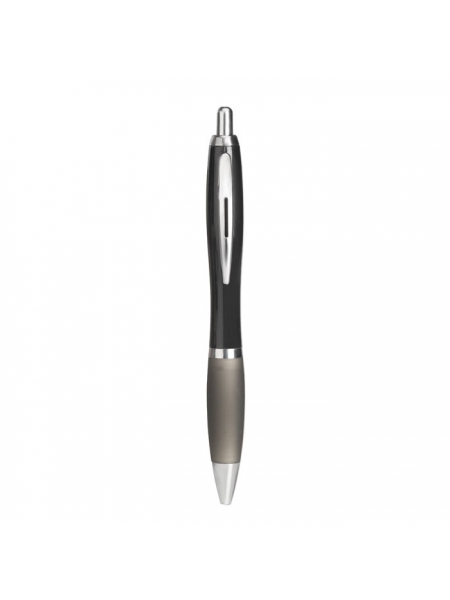 Penna personalizzata regalo a sfera con rifiniture silver