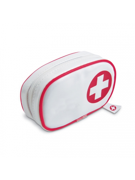 Kit Pronto Soccorso con scritta in astuccio di PVC