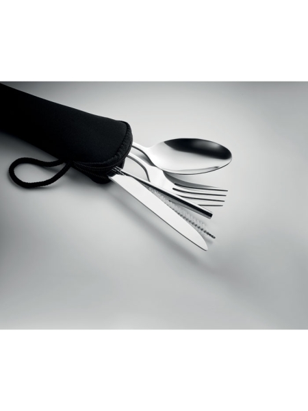 Set posate in acciaio inox personalizzato 5 Service