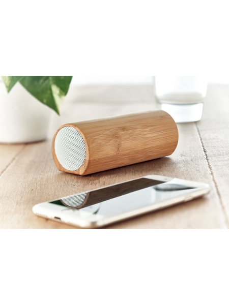 Altoparlante in bamboo personalizzato Speakbox