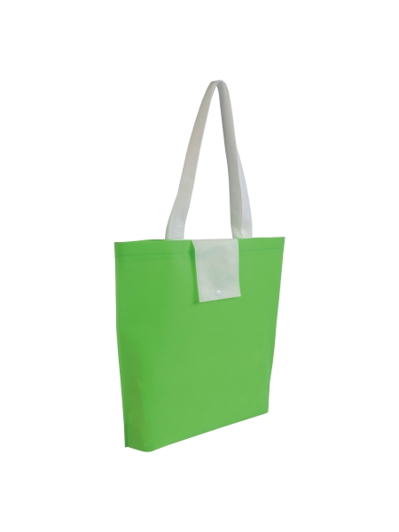 Shopper personalizzate ripiegabili in tnt 36x40x10 cm