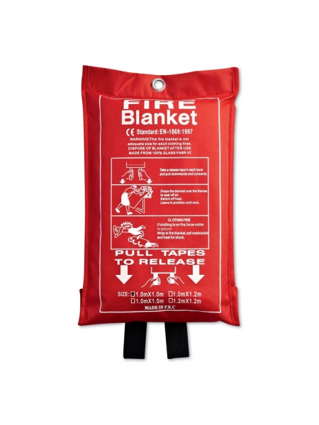 Coperta antincendio in fibra di vetro 95x100 cm