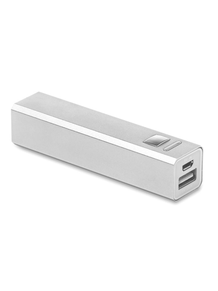 Power bank 2200 mah personalizzabili in alluminio Poweralu