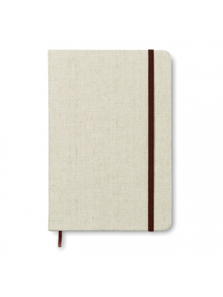 Notebook A5 con cover in canvas