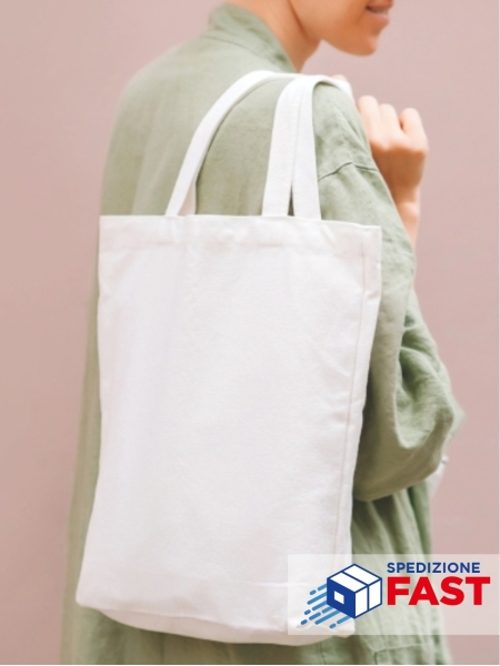 Shopper personalizzate in cotone colorato 38x42 cm
