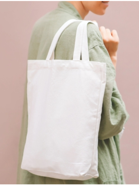 Shopper bags in cotone colorato 38x42 cm