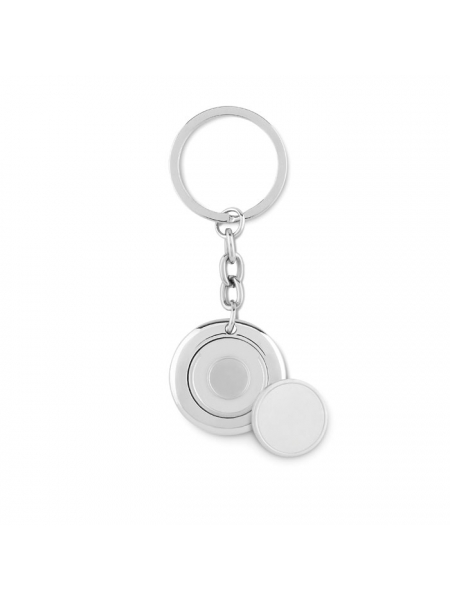 Portachiavi Per Carrello Della Spesa - 3 Pezzi In Lega Di Zinco - Gettoni Portafortuna Argento Con Clip - Pratico Regalo