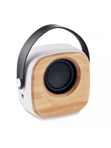 Cassa bluetooth portatile in bamboo personalizzata Ohio Sound