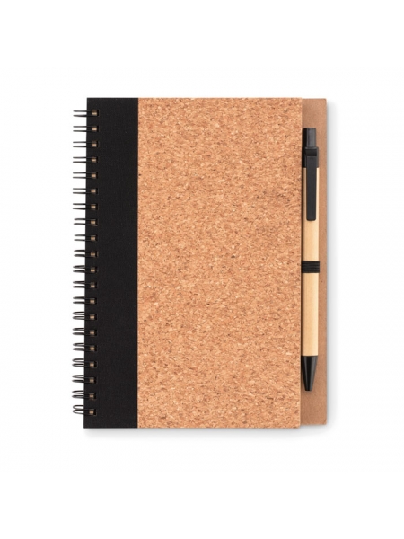 Notebook in sughero c/penna