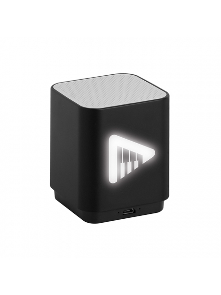 Speaker bluetooth con luce a led cm.5,9x7,2x5,9