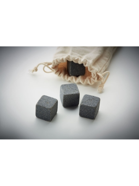Cubetti ghiaccio riutilizzabili set da 4 pezzi personalizzato Rocks