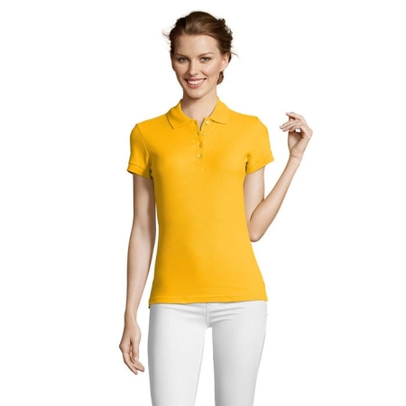 Polo da donna manica corta Sol's People 210 g/m²