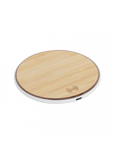 Caricabatterie wireless personalizzato Bamboo Recharge