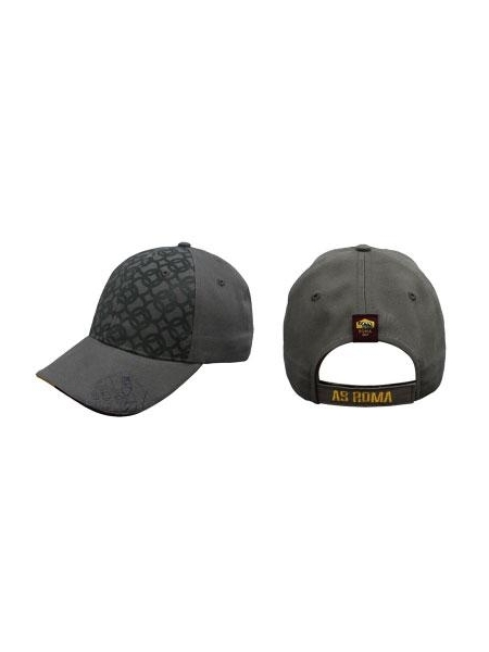 Cappello con logo ricamato e chiusura con velcro AS ROMA