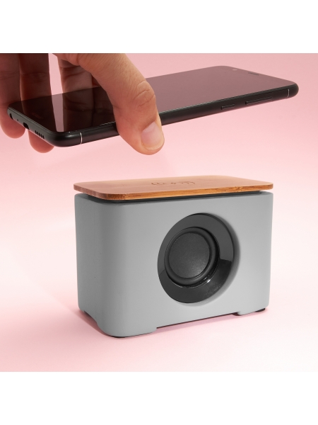 Cassa altoparlante bluetooth con caricabatterie da personalizzare Heldens Roly