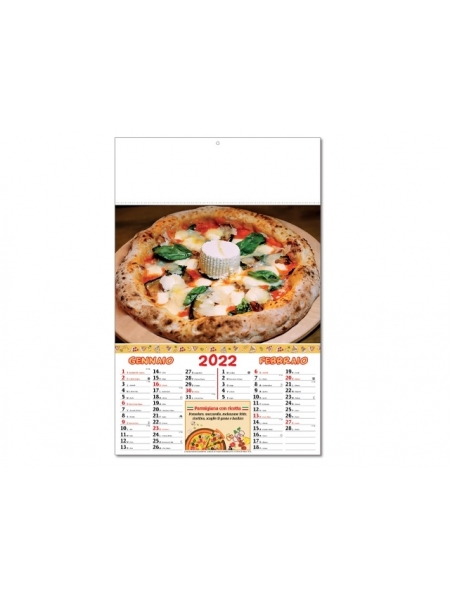 Calendari pizza cm 32x49,5