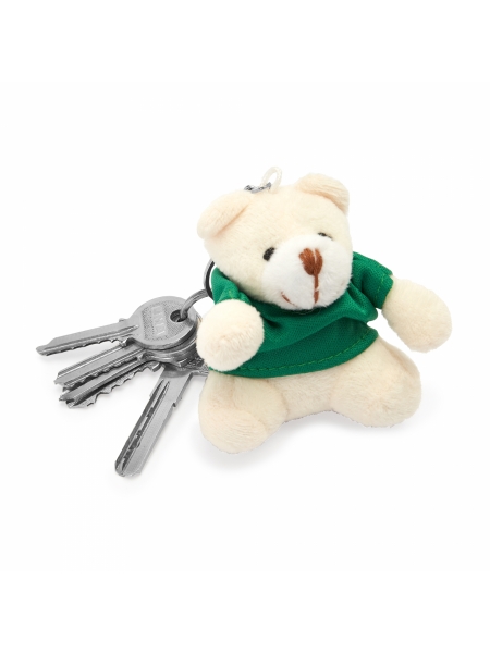 PORTACHIAVI PELUCHE ORSETTO H.9 cm. . . ORDINE MINIMO 6 PZ. (RIF.  ESPOSITORE COD.6394) - D.O.R. srl