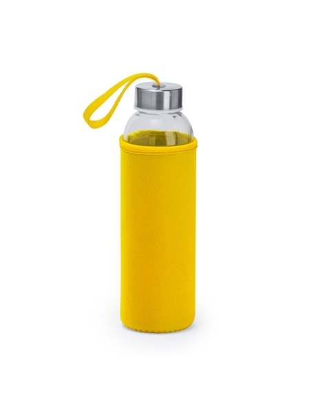 Borraccia in vetro con custodia in neoprene personalizzata Roly Camu 500 ml