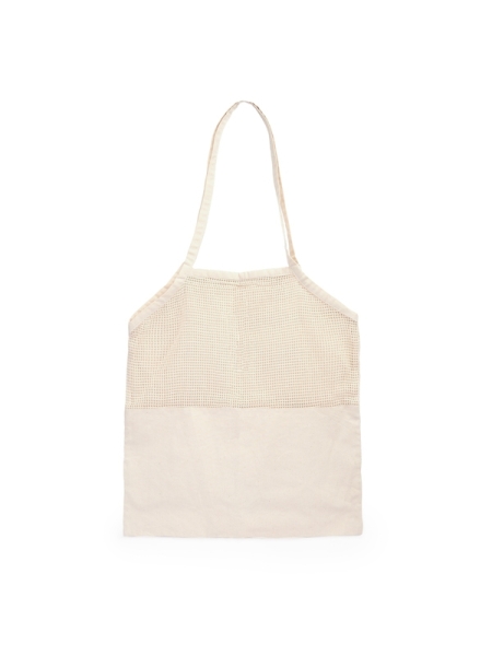 Shopper ecologica in cotone naturale personalizzata Roly Leaf 42 x 45 cm