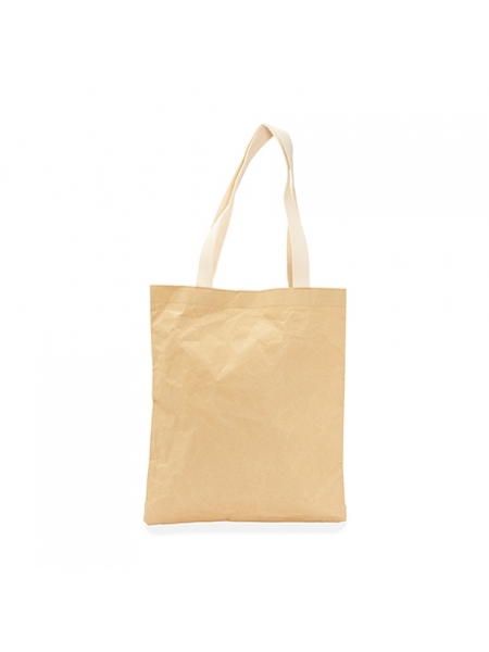 Shopper carta kraft personalizzata Roly Milvus 32 x 37,5 x 0,3 cm