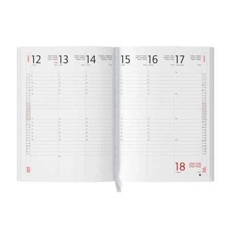 Agenda settimanale grande portafoglio personalizzabile chiusura con magnete cm 22x27,5