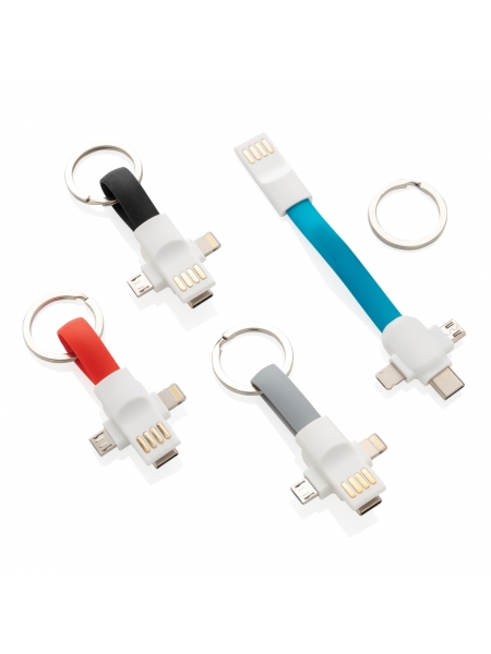 Cavo portachiavi 3 in 1